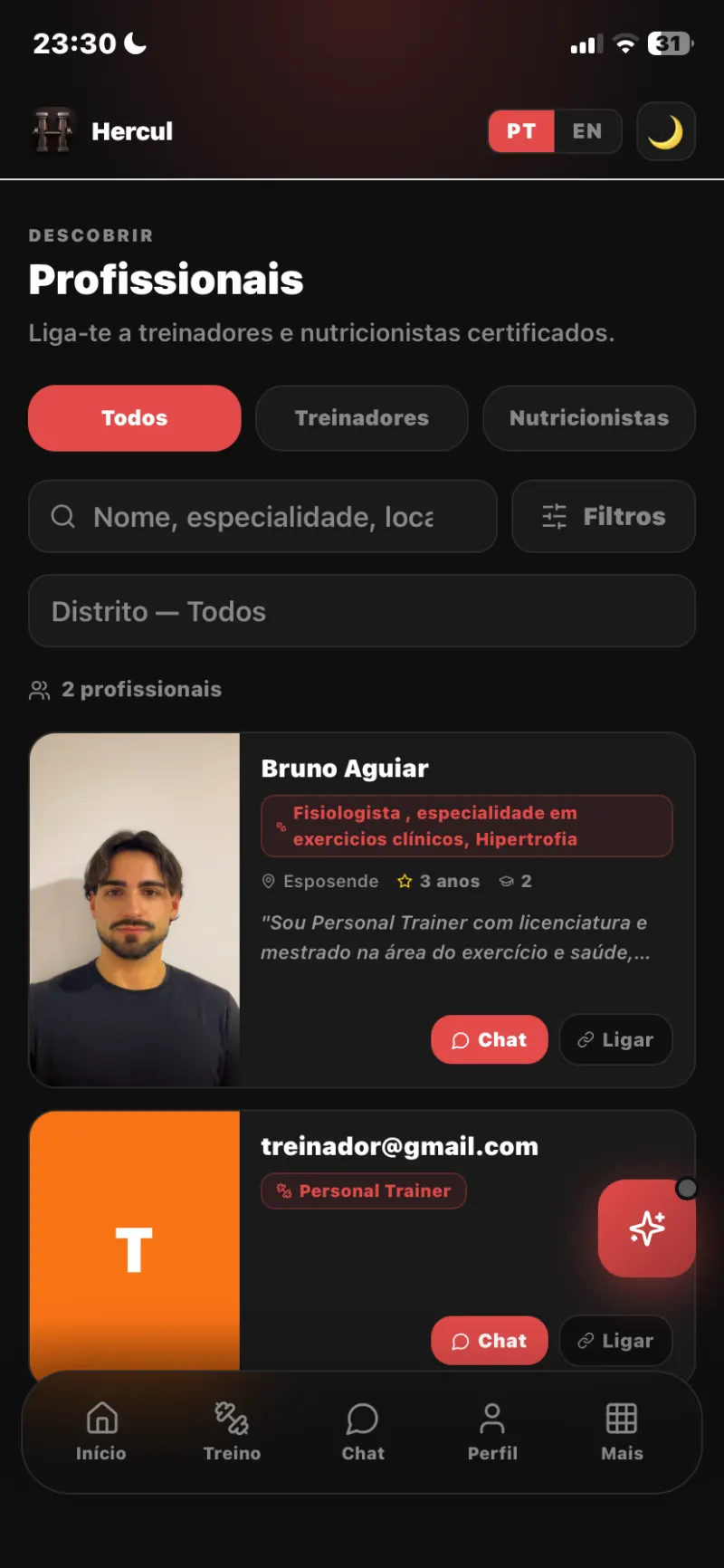 Profissionais