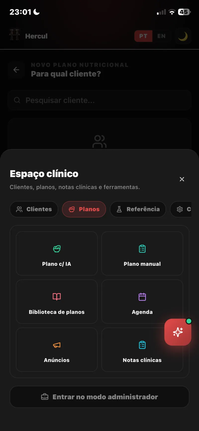 Espaço clínico